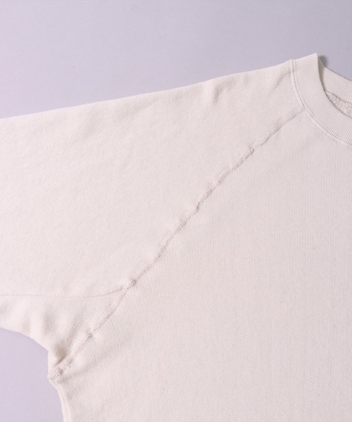 JEMORGAN（ジェーイーモーガン）の「(LK)【JEMORGAN】柔編み 裏毛 スウェット プルオーバー（スウェット・メンズ・オフホワイト/チャコールグレー/杢グレー・MEDIUM/LARGE/X-LARGE）」の20枚目の写真