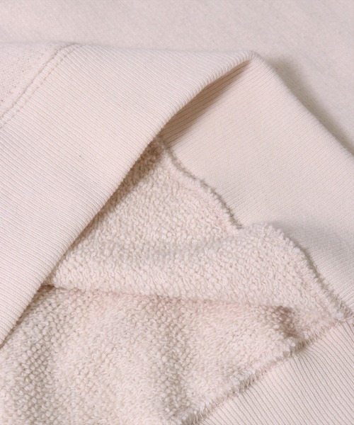 JEMORGAN（ジェーイーモーガン）の「(LK)【JEMORGAN】柔編み 裏毛 スウェット プルオーバー（スウェット・メンズ・オフホワイト/チャコールグレー/杢グレー・MEDIUM/LARGE/X-LARGE）」の8枚目の写真