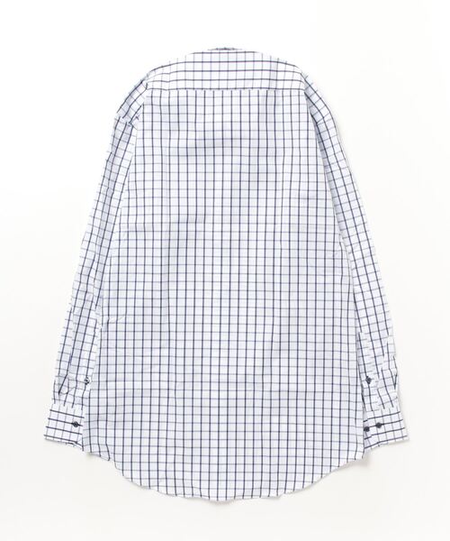 TOKYO SHIRTS(トウキョウシャツ)の「形態安定ノーアイロン ボタンダウン 長袖ビジネスワイシャツ(大きいサイズ・長いサイズ)(ビジネスシャツ・メンズ・ブルー・首回り45cm-裄丈82cm/首回り47cm-裄丈90cm/首回り43cm-裄丈90cm/首回り47cm-裄丈86cm/首回り45cm-裄丈90cm/首回り42cm-裄丈90cm/首回り45cm-裄丈86cm/首回り39cm-裄丈88cm)」の5枚目の写真