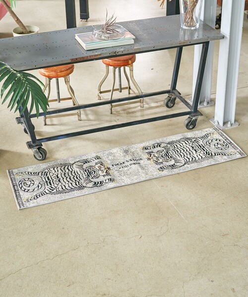 POST GENERAL（ポストジェネラル）の「POST GENERAL/ポストジェネラル 別注 TO-GO MAT LONG / トゥーゴーマット ロング（ラグ/マット・メンズ・ブラック/オレンジ/ホワイト/グレー・ONE SIZE）」の11枚目の写真