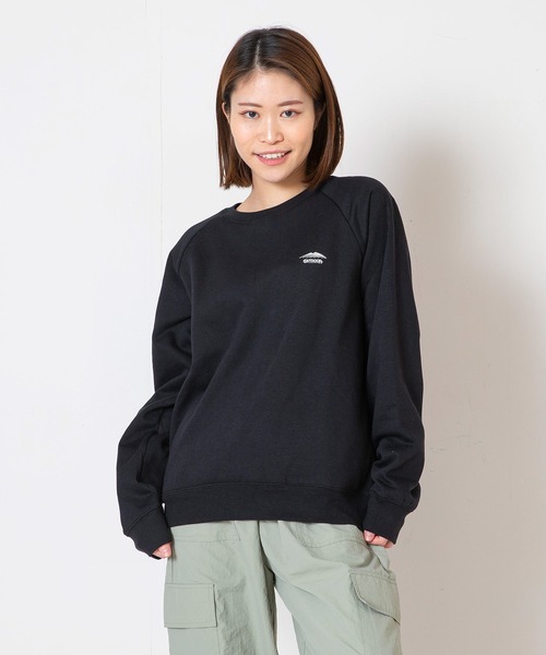 OUTDOOR PRODUCTS(アウトドアプロダクツ)の「【OUTDOOR PRODUCTS/アウトドアプロダクツ】 身頃ボア ワンポイントブランドロゴ スウェット トレーナー(スウェット・メンズ・杢グレー/チャコールグレー/ブラック/ダークグリーン/ベージュ/アイボリー・MEDIUM/LARGE/X-LARGE)」の14枚目の写真