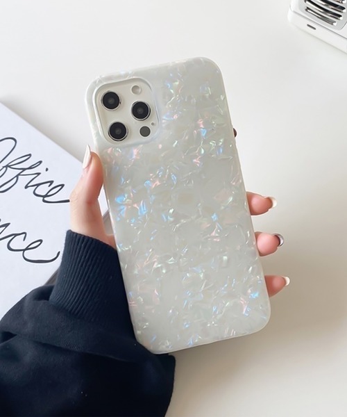 ADPOSION(アドポーション)の「ラメ グリッター アイフォンカバー / アイフォンケース(スマホケース/カバー・レディース・ホワイト/アイボリー/ピンク・iPhone 14 Pro/iPhone 14 Pro Max/iPhone 14 Plus/iPhone 13 Pro Max/iPhone 13/iPhone 13 Pro/iPhone 14)」の2枚目の写真