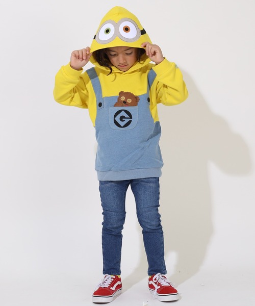 MINIONS(ミニオンズ)の「親子お揃い ミニオン なりきるパーカー 9076K(パーカー・キッズ・イエロー・110cm/100cm/130cm/120cm/140cm)」の6枚目の写真