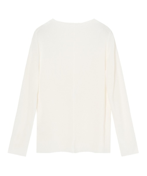 ANAYI（アナイ）の「シアージャージー プルオーバー（Tシャツ/カットソー・レディース・アイボリー/ブラック・38/36）」の21枚目の写真