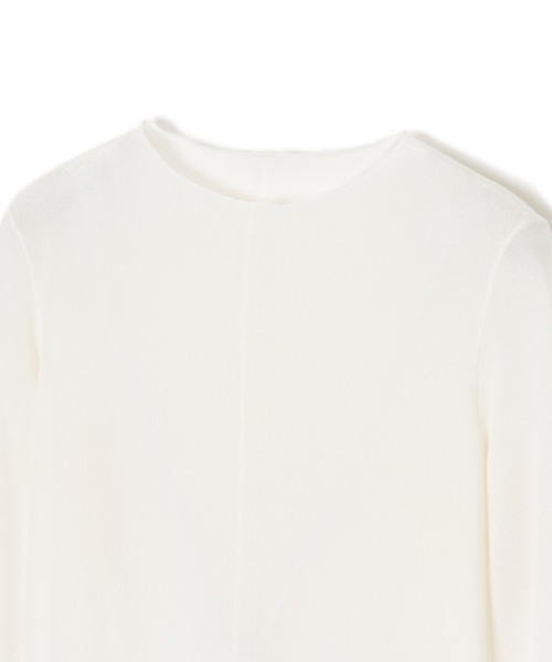 ANAYI（アナイ）の「シアージャージー プルオーバー（Tシャツ/カットソー・レディース・アイボリー/ブラック・38/36）」の22枚目の写真
