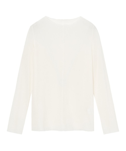 ANAYI（アナイ）の「シアージャージー プルオーバー（Tシャツ/カットソー・レディース・アイボリー/ブラック・38/36）」の20枚目の写真