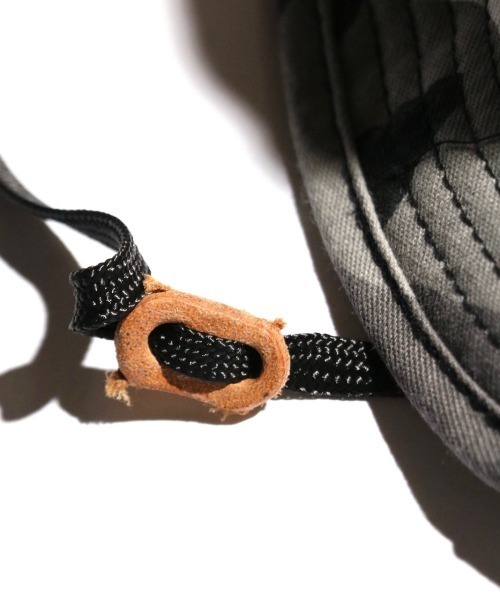 GUNG HO（ガンホー）の「【GUNG HO ガンホー】 VINTAGE-BOONIE HAT MADE IN USA　ハット　カモ柄（ハット・メンズ・ブラック・LARGE）」の5枚目の写真