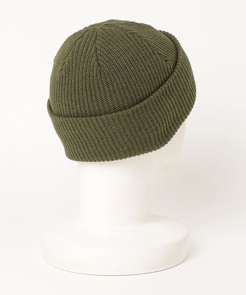 Magine（マージン）の「【SELECT】ST:MICRO AZE SHORT WATCT マイクロ 畦編み ショートワッチキャップ（ニットキャップ/ビーニー・メンズ・ブラック/ブラウン/カーキ/オリーブドラブ・FREE）」の5枚目の写真