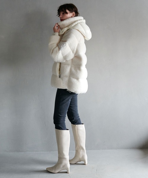 Mackage（マッカージュ）の「【MACKAGE/マッカージュ】ボアダウン EDANA-TD（ダウンジャケット/コート・レディース・ホワイト・32）」の13枚目の写真