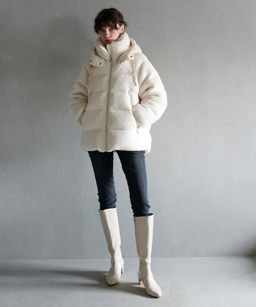 Mackage（マッカージュ）の「【MACKAGE/マッカージュ】ボアダウン EDANA-TD（ダウンジャケット/コート・レディース・ホワイト・32）」の12枚目の写真