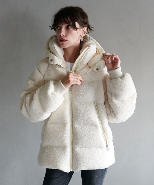 Mackage（マッカージュ）の「【MACKAGE/マッカージュ】ボアダウン EDANA-TD（ダウンジャケット/コート・レディース・ホワイト・32）」の10枚目の写真