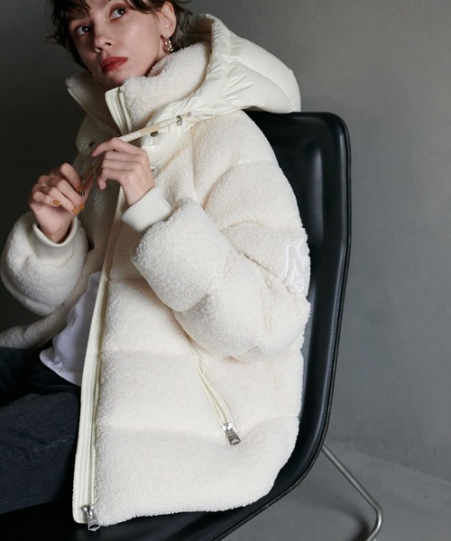 Mackage（マッカージュ）の「【MACKAGE/マッカージュ】ボアダウン EDANA-TD（ダウンジャケット/コート・レディース・ホワイト・32）」の9枚目の写真