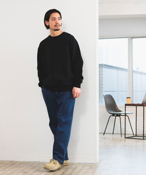 B:MING by BEAMS（ビーミングバイビームス）の「スーパーヘビーウエイト クルーネック カットソー（Tシャツ/カットソー・メンズ・ネイビー/オフホワイト/ブラック/ブラウン/オリーブ・LARGE/MEDIUM/X-LARGE/SMALL）」の18枚目の写真