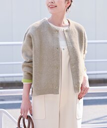 《追加》2層スムース編みニットブルゾン
