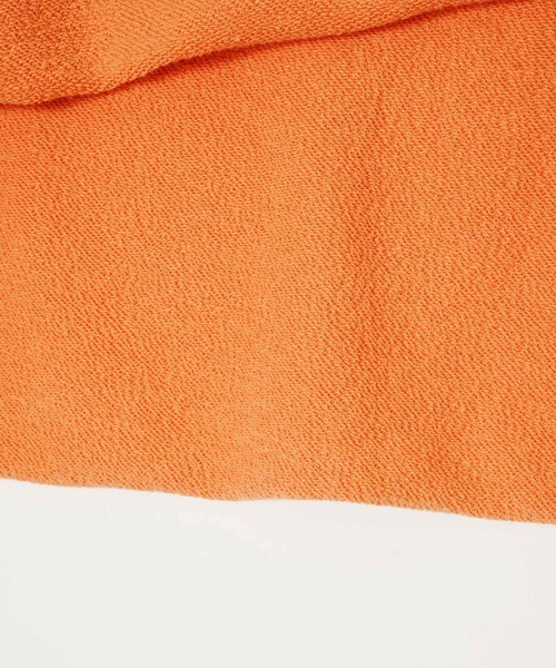 X-girl（エックスガール）の「CROPPED SWEAT VEST（ベスト・レディース・チャコール/オレンジ/ベージュ・ONE SIZE）」の9枚目の写真