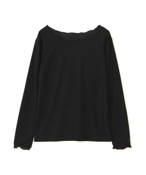 PROPORTION BODY DRESSING（プロポーションボディドレッシング）の「クルーネックシアーカットソー / 1214160103（Tシャツ/カットソー・レディース・ブラック/ホワイト・FREE）」の8枚目の写真