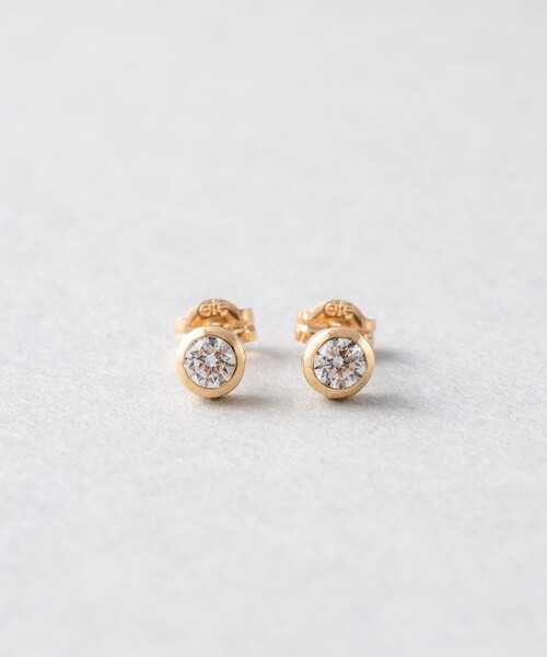 K18 ダイヤモンド 0.3ct ピアス「ブライト」（ピアス（両耳用））｜ete bijoux（エテビジュー）
