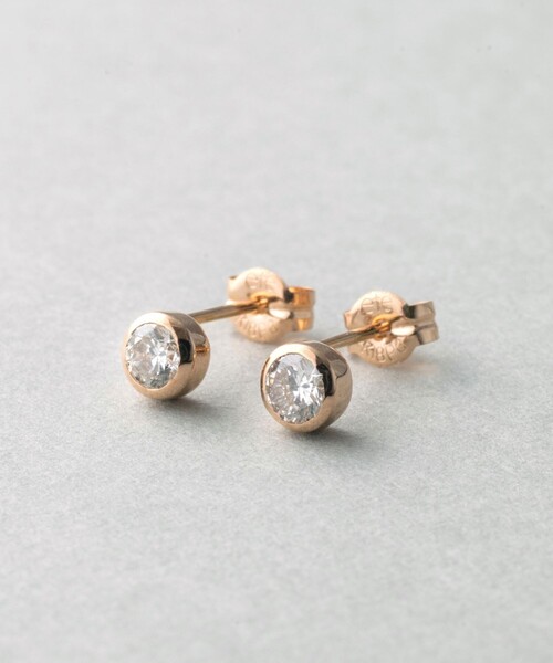 ete bijoux(エテビジュー)の「K18 ダイヤモンド 0.3ct ピアス「ブライト」(ピアス(両耳用)・レディース・ピンクゴールド/イエローゴールド・FREE)」の8枚目の写真