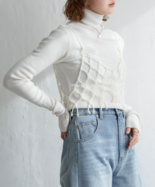 notch.（ノッチ）の「パールキャミソール（キャミソール・レディース・その他2/ブラック・M）」の20枚目の写真