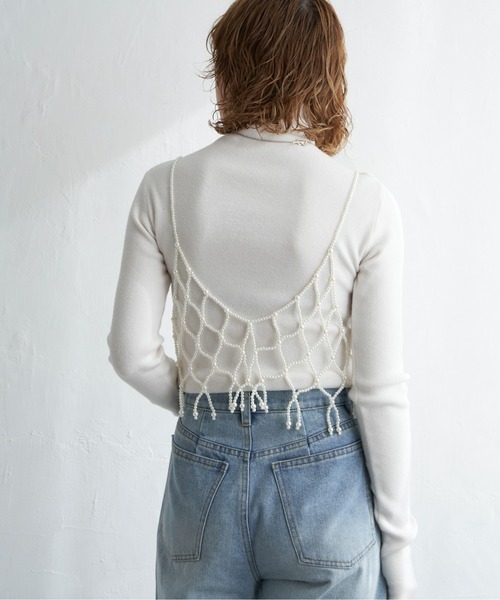 notch.（ノッチ）の「パールキャミソール（キャミソール・レディース・その他2/ブラック・M）」の18枚目の写真