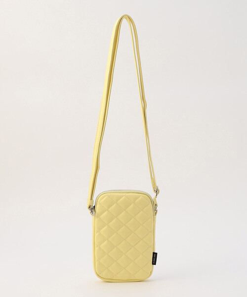MONO　COMME CA（モノコムサ）の「キルティング スマホ ミニショルダー（ショルダーバッグ・レディース・ライトイエロー/グリーン/シルバー/オフホワイト/ブラック・FREE）」の19枚目の写真