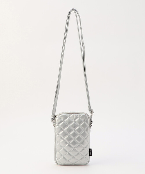 MONO　COMME CA（モノコムサ）の「キルティング スマホ ミニショルダー（ショルダーバッグ・レディース・ライトイエロー/グリーン/シルバー/オフホワイト/ブラック・FREE）」の18枚目の写真