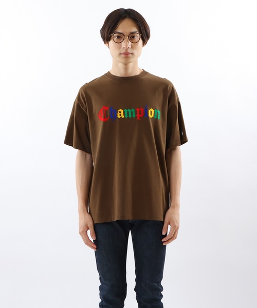 Champion(チャンピオン)の「【Champion/チャンピオン】メンズ メンズカジュアル ショートスリーブTシャツ(Tシャツ/カットソー・メンズ・ブラウン/グレー/ホワイト/ブラック・LARGE/X-LARGE/MEDIUM)」の21枚目の写真