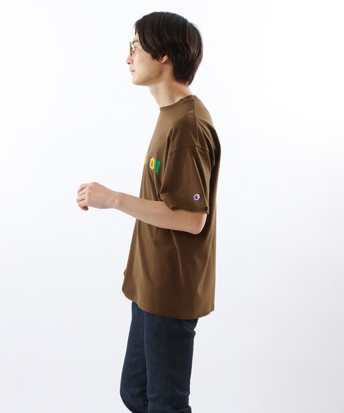 Champion(チャンピオン)の「【Champion/チャンピオン】メンズ メンズカジュアル ショートスリーブTシャツ(Tシャツ/カットソー・メンズ・ブラウン/グレー/ホワイト/ブラック・LARGE/X-LARGE/MEDIUM)」の22枚目の写真