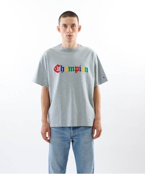Champion(チャンピオン)の「【Champion/チャンピオン】メンズ メンズカジュアル ショートスリーブTシャツ(Tシャツ/カットソー・メンズ・ブラウン/グレー/ホワイト/ブラック・LARGE/X-LARGE/MEDIUM)」の11枚目の写真