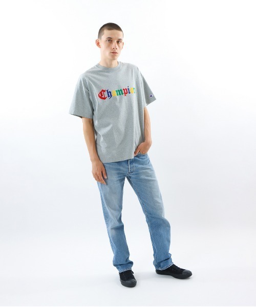 Champion(チャンピオン)の「【Champion/チャンピオン】メンズ メンズカジュアル ショートスリーブTシャツ(Tシャツ/カットソー・メンズ・ブラウン/グレー/ホワイト/ブラック・LARGE/X-LARGE/MEDIUM)」の15枚目の写真