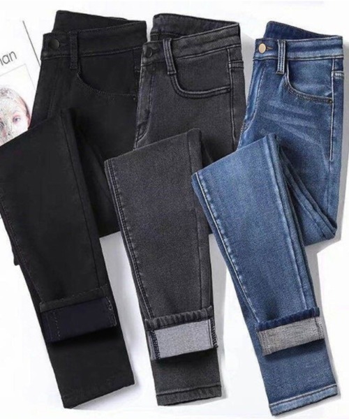 COCOMOMO(ココモモ)の「ストレッチデニム スキニーパンツ(デニムパンツ・レディース・ブルー/ブラック/ダークグレー・M/L/S/XL)」の10枚目の写真