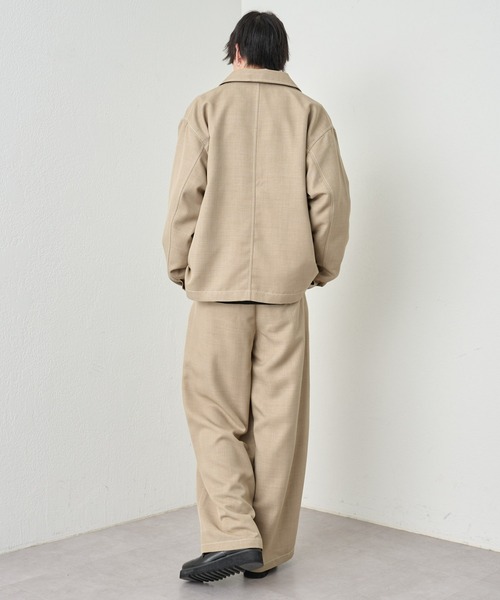 COLONY 2139（コロニートゥーワンスリーナイン）の「ポリツイルジップブルゾン（ブルゾン・メンズ・ブラック/ベージュ・LARGE/MEDIUM）」の16枚目の写真