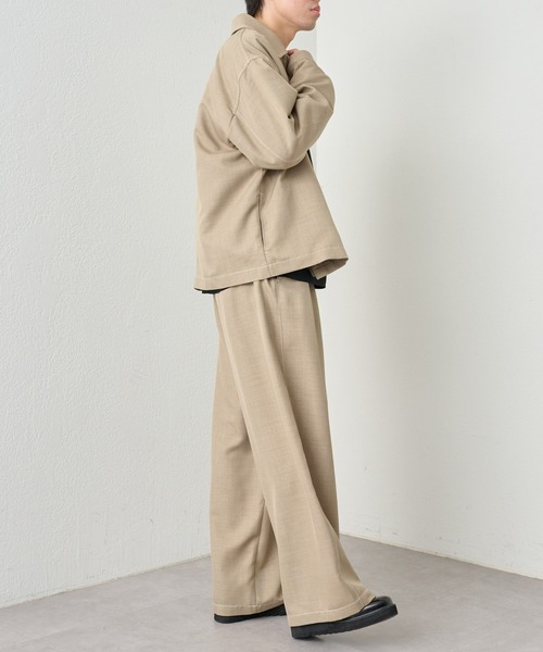 COLONY 2139（コロニートゥーワンスリーナイン）の「ポリツイルジップブルゾン（ブルゾン・メンズ・ブラック/ベージュ・LARGE/MEDIUM）」の17枚目の写真