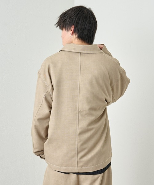 COLONY 2139（コロニートゥーワンスリーナイン）の「ポリツイルジップブルゾン（ブルゾン・メンズ・ブラック/ベージュ・LARGE/MEDIUM）」の5枚目の写真