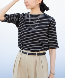 ORCIVAL | ORCIVAL/オーシバル リブボートネックロングスリーブプルオーバー RIB BOATNECK LONGSLEEVE PULLOVER OR-C0352 ULH(Tシャツ/カットソー)