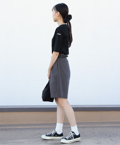 ORCIVAL(オーシバル)の「ORCIVAL/オーシバル リブボートネックロングスリーブプルオーバー RIB BOATNECK LONGSLEEVE PULLOVER OR-C0352 ULH(Tシャツ/カットソー・レディース・ブラック/ナチュラル/ブラック系その他/ホワイト系その他・2)」の12枚目の写真