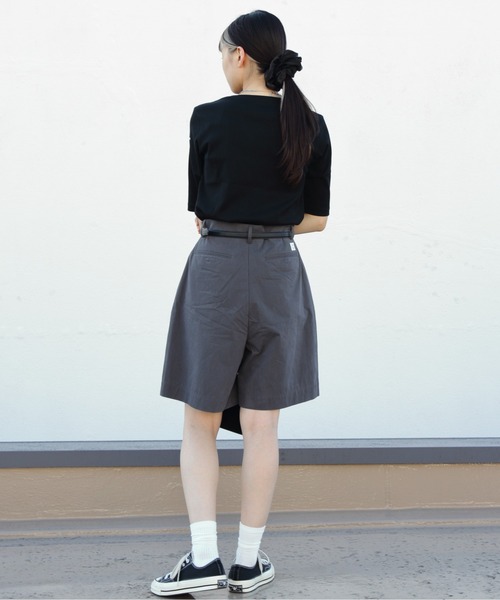 ORCIVAL(オーシバル)の「ORCIVAL/オーシバル リブボートネックロングスリーブプルオーバー RIB BOATNECK LONGSLEEVE PULLOVER OR-C0352 ULH(Tシャツ/カットソー・レディース・ブラック/ナチュラル/ブラック系その他/ホワイト系その他・2)」の13枚目の写真