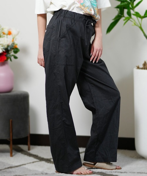BILLABONG（ビラボン）の「BILLABONG/ビラボン 綿麻パンツ ストレート BE013-702（その他パンツ・レディース・イエロー/パープル/スミクロ・L/M）」の15枚目の写真
