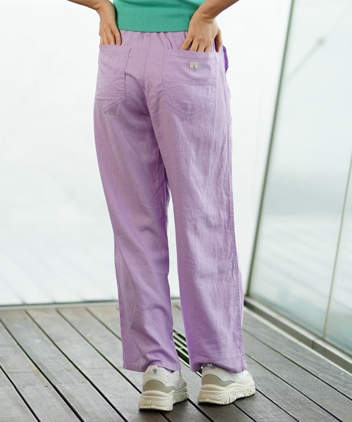 BILLABONG（ビラボン）の「BILLABONG/ビラボン 綿麻パンツ ストレート BE013-702（その他パンツ・レディース・イエロー/パープル/スミクロ・L/M）」の20枚目の写真