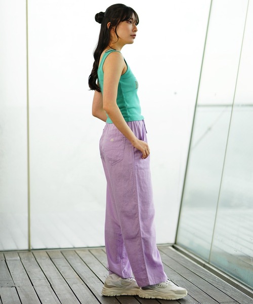 BILLABONG（ビラボン）の「BILLABONG/ビラボン 綿麻パンツ ストレート BE013-702（その他パンツ・レディース・イエロー/パープル/スミクロ・L/M）」の13枚目の写真