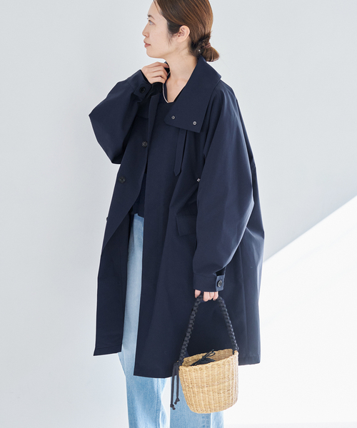 IENA ヴァシュモン　スプリングコート　ブルー　美品 IENA（イエナ）の「【VACHEMENT/ヴァシュモン】別注 ロング
