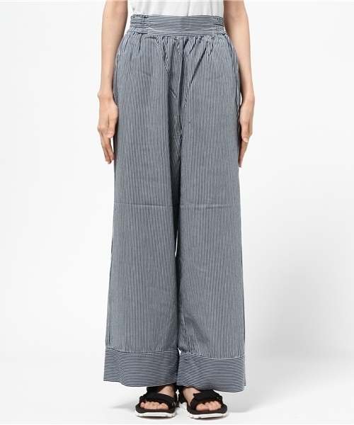 JOURNAL STANDARD(ジャーナルスタンダード)の「テンセルコットン インディゴストライプパンツ#(その他パンツ・レディース・ネイビー/ライトブルー・38/36/40)」の22枚目の写真