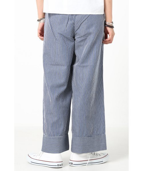 JOURNAL STANDARD(ジャーナルスタンダード)の「テンセルコットン インディゴストライプパンツ#(その他パンツ・レディース・ネイビー/ライトブルー・38/36/40)」の9枚目の写真