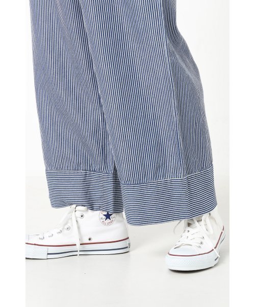 JOURNAL STANDARD(ジャーナルスタンダード)の「テンセルコットン インディゴストライプパンツ#(その他パンツ・レディース・ネイビー/ライトブルー・38/36/40)」の10枚目の写真
