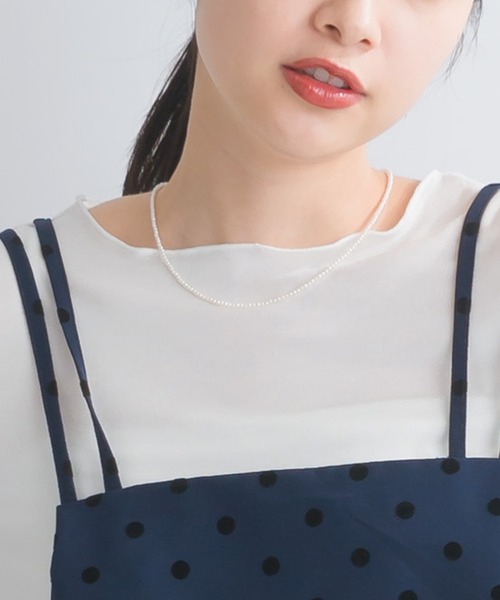PICCIN(ピッチン)の「ミニ淡水パールネックレス(ネックレス・レディース・ホワイト・FREE)」の10枚目の写真