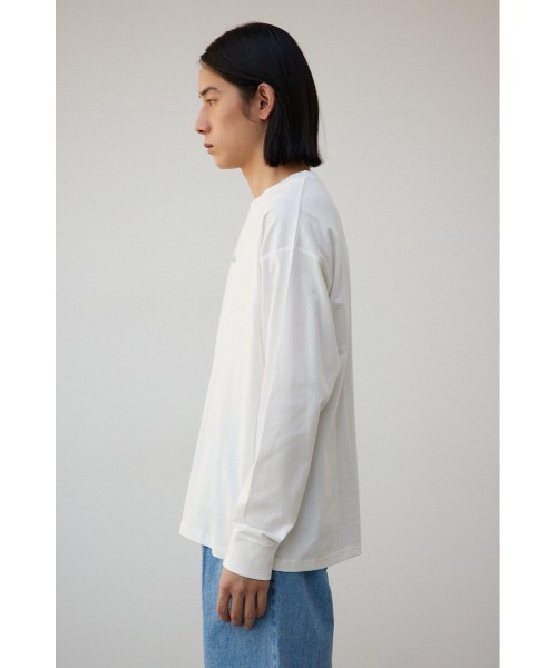 AZUL by moussy(アズールバイマウジー)の「ワンポイントロゴロンT(Tシャツ/カットソー・メンズ・ブラック/ホワイト・MEDIUM/LARGE)」の7枚目の写真