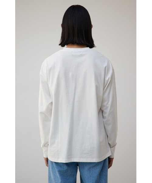 AZUL by moussy(アズールバイマウジー)の「ワンポイントロゴロンT(Tシャツ/カットソー・メンズ・ブラック/ホワイト・MEDIUM/LARGE)」の11枚目の写真