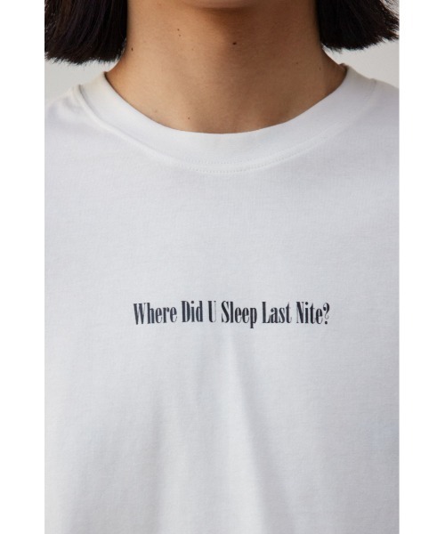 AZUL by moussy(アズールバイマウジー)の「ワンポイントロゴロンT(Tシャツ/カットソー・メンズ・ブラック/ホワイト・MEDIUM/LARGE)」の9枚目の写真