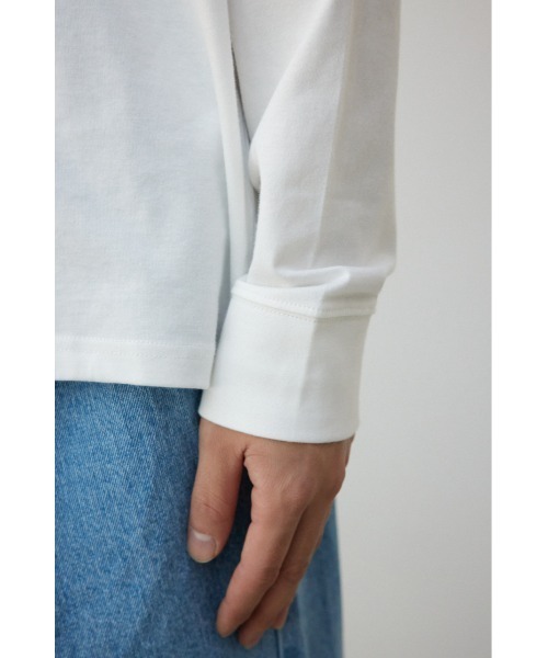 AZUL by moussy(アズールバイマウジー)の「ワンポイントロゴロンT(Tシャツ/カットソー・メンズ・ブラック/ホワイト・MEDIUM/LARGE)」の12枚目の写真