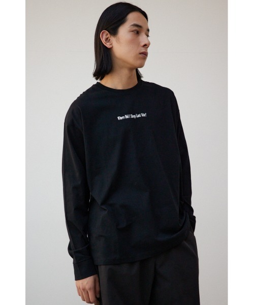 AZUL by moussy(アズールバイマウジー)の「ワンポイントロゴロンT(Tシャツ/カットソー・メンズ・ブラック/ホワイト・MEDIUM/LARGE)」の14枚目の写真
